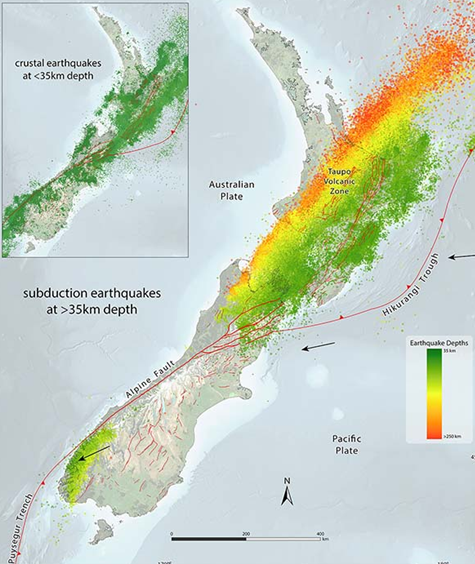 subduction zones new zealand